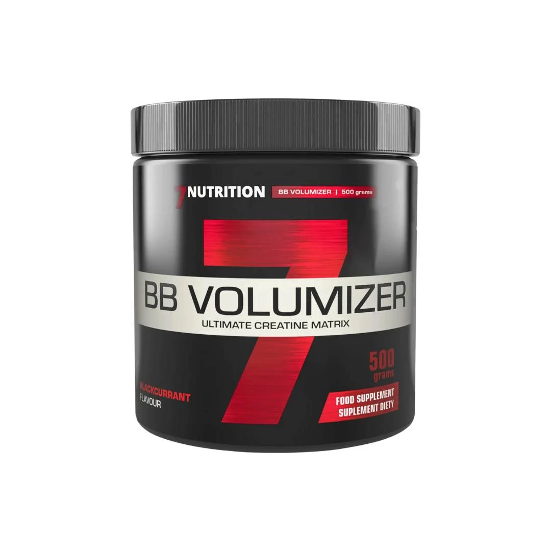 7 NUTRITION BB Volumizer 500 g Crna Ribizla; za Brzu Izgradnju Mišićne Mase, Povećanje Energije i Brz Oporavak Nakon Treninga