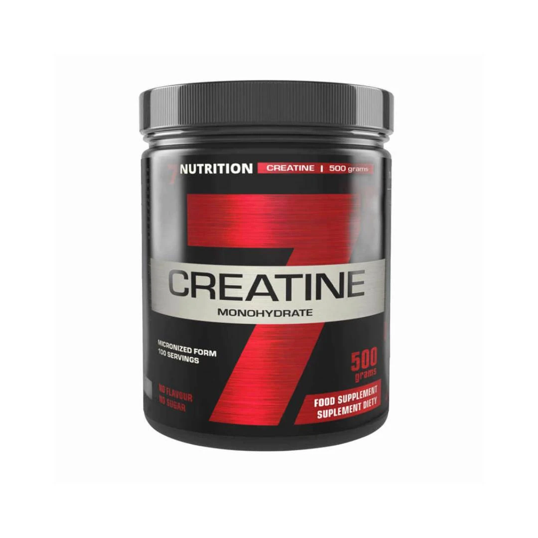 7 NUTRITION CREATINE MONOHYDRATE 500 g; za Povećanje Energije i Izdržljivosti u Toku Treninga; za Jači Trening