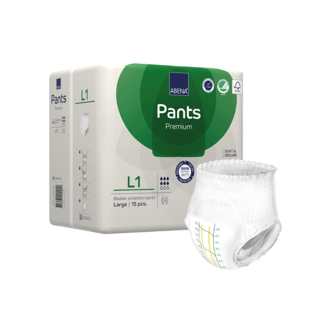 ABENA Pants Premium L1 Gaćice za Inkontinenciju 15 Komada