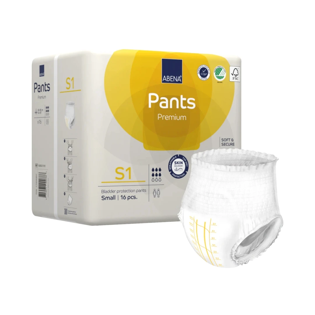 ABENA Pants Premium S1 Gaćice za Inkontinenciju 16 Komada