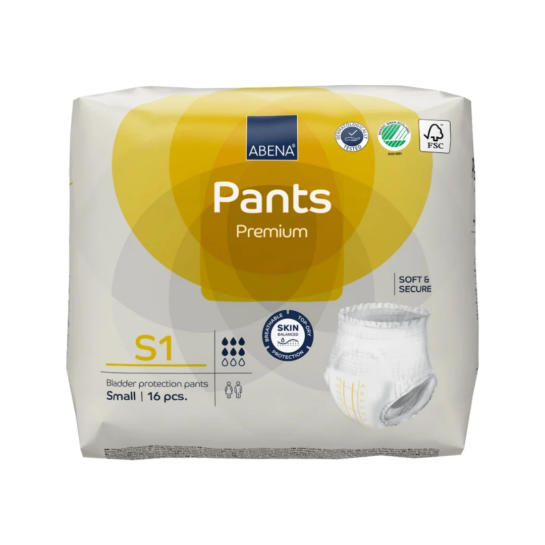 ABENA Pants Premium S1 Gaćice za Inkontinenciju 16 Komada