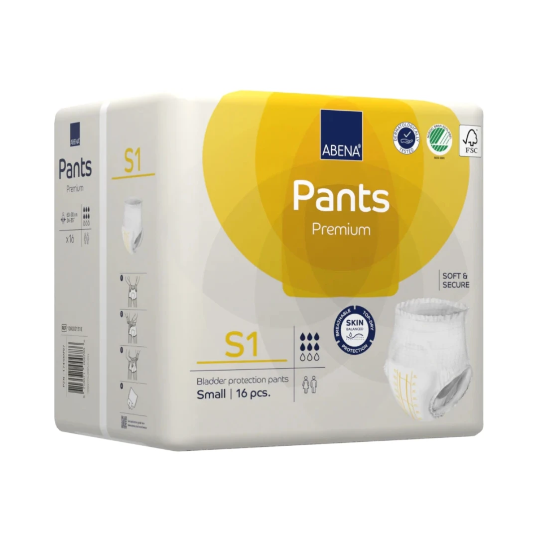 ABENA Pants Premium S1 Gaćice za Inkontinenciju 16 Komada