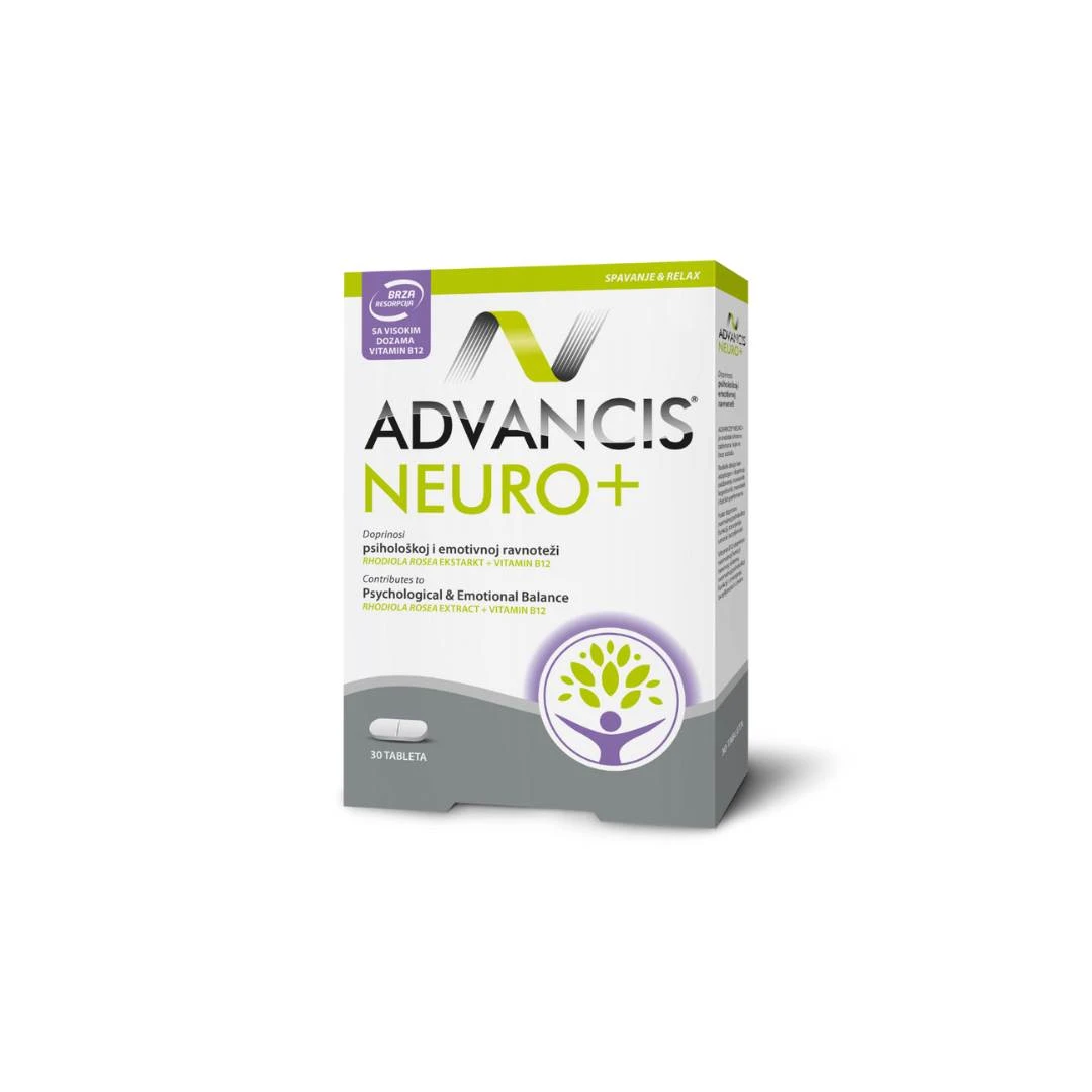 ADVANCIS NEURO+ 30 Tableta za Psihološki i Emotivni Balans