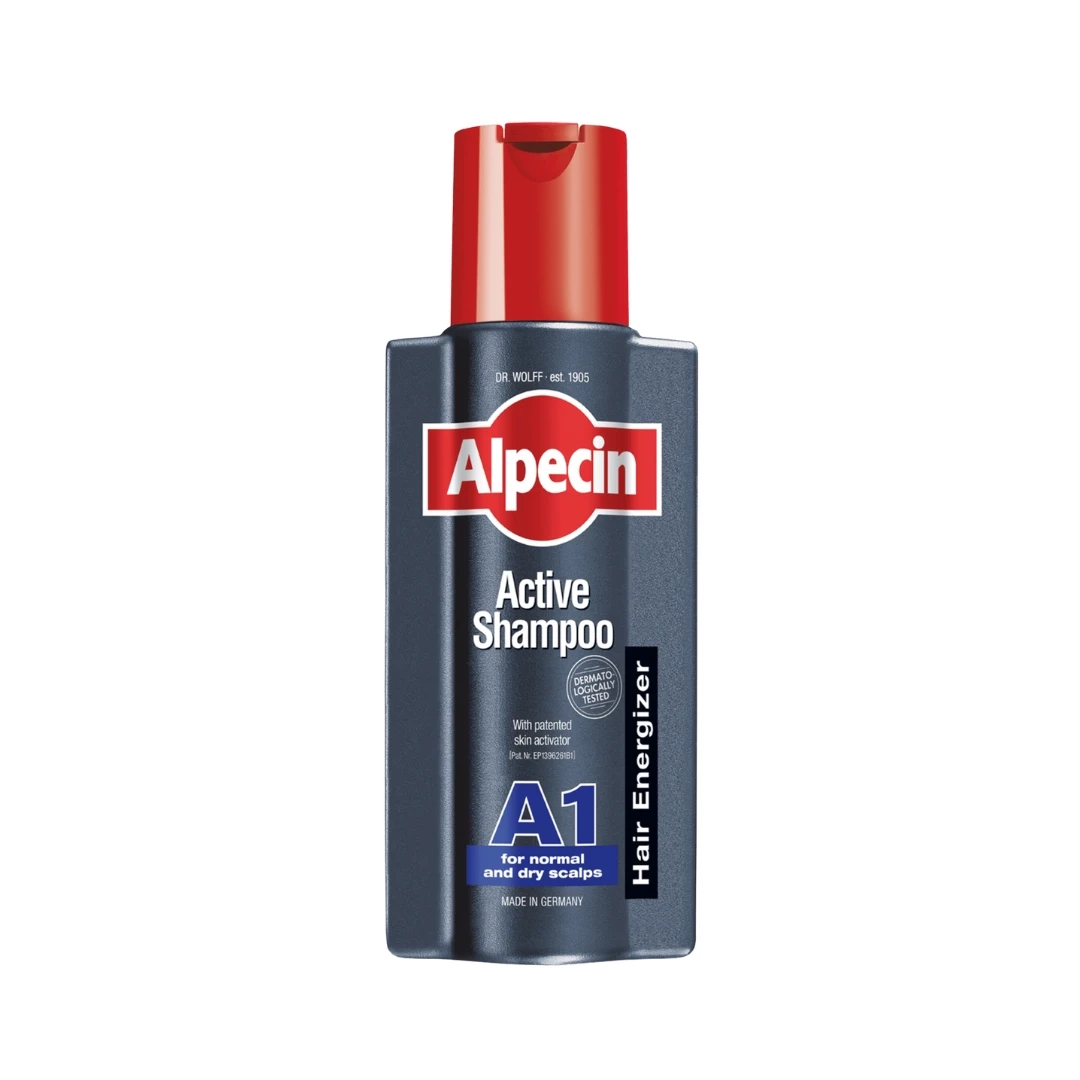 Alpecin A1 Active Kofeinski Šampon za Suvu i Normalnu Kosu 250 mL