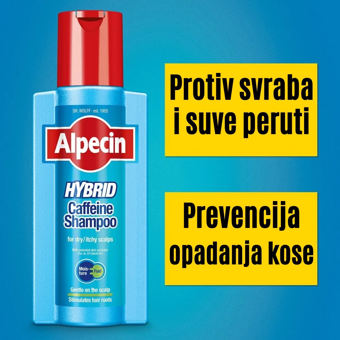 Alpecin HYBRID Caffeine Kofeinski Šampon 250 mL