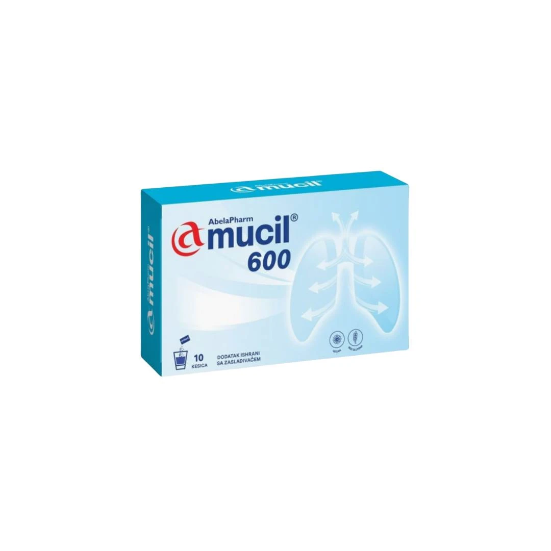 AMUCIL® 600 10 Kesica za Iskašljavanje