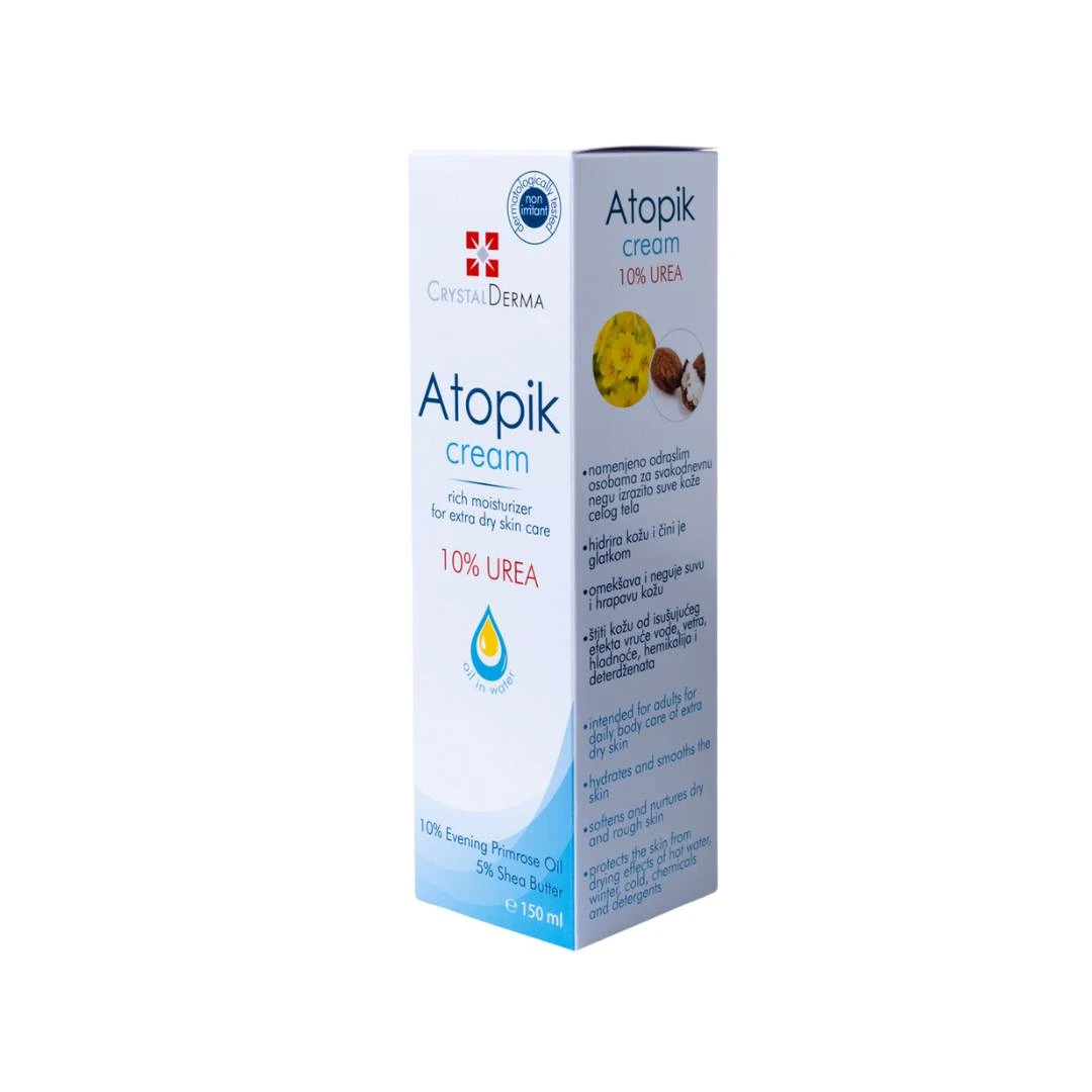 Atopik Cream Krema sa 10% Uree za Suvu, Osetljivu i Atopičnu Kožu 150 mL