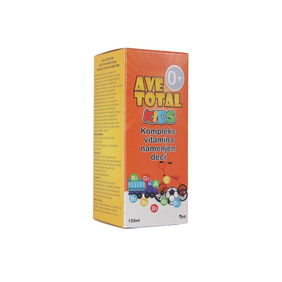 AVE TOTAL KIDS Multivitaminski Sirup 120 mL