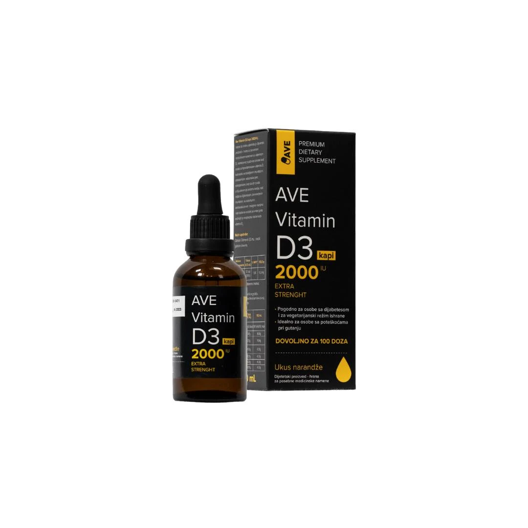 AVE Vitamin D3 2000 IU Kapi 50 mL