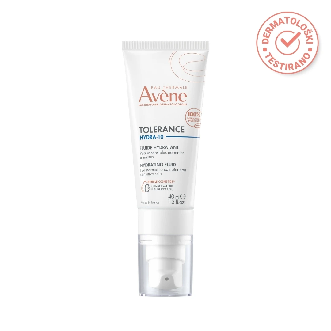 Avène TOLERANCE HYDRA 10 Fluid za Hidrataciju Lica 40 mL