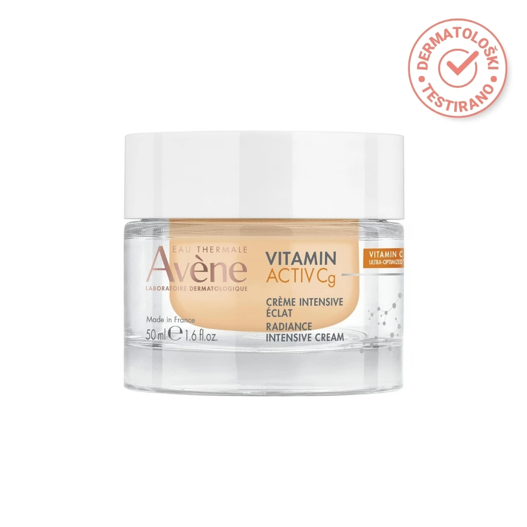 Avène Intenzivna AntiAge Dnevna Krema za Lice sa C vitaminom, Niacinamidom i Hijaluronskom Kiselinom Protiv Hiperpigmentacija i Starenja 50 mL