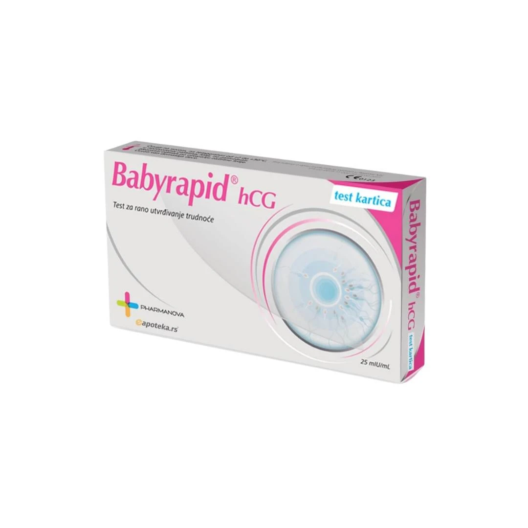 Babyrapid® hCG Test Kartica za Rano Otkrivanje Trudnoće