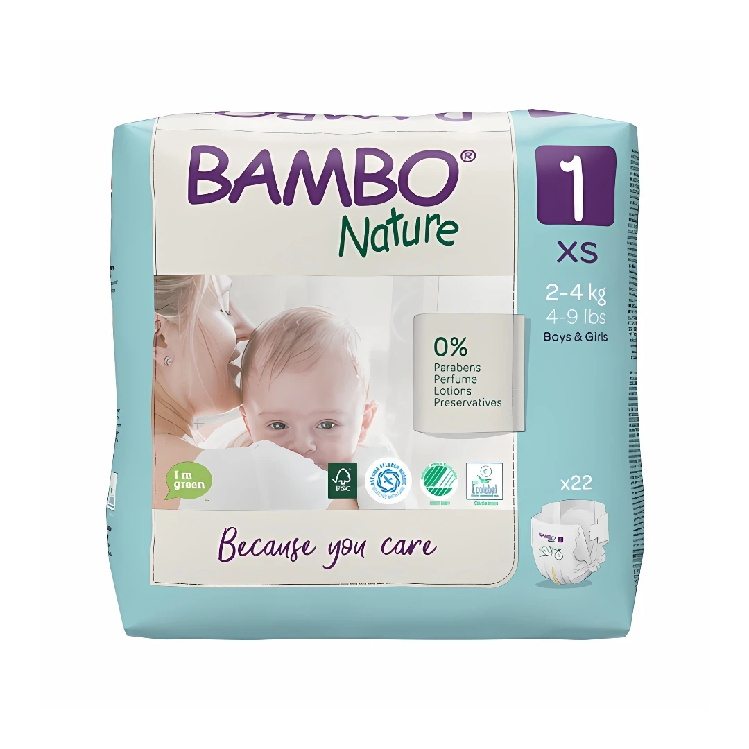 BAMBO® Nature Pelene za Decu Br.1 22 Pelene