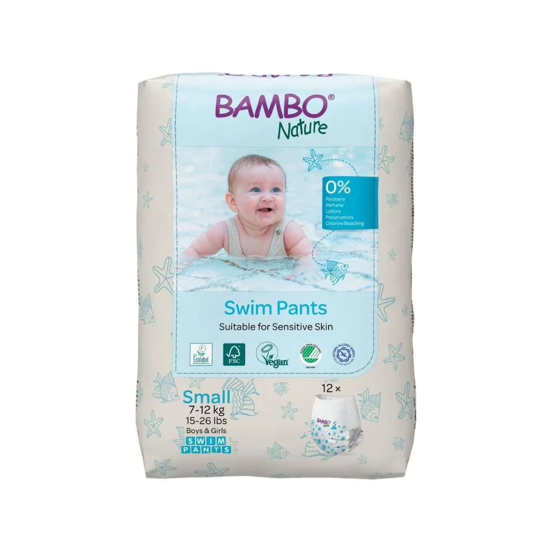 BAMBO® Nature Pelene za Plivanje Veličina S 12 Pelena