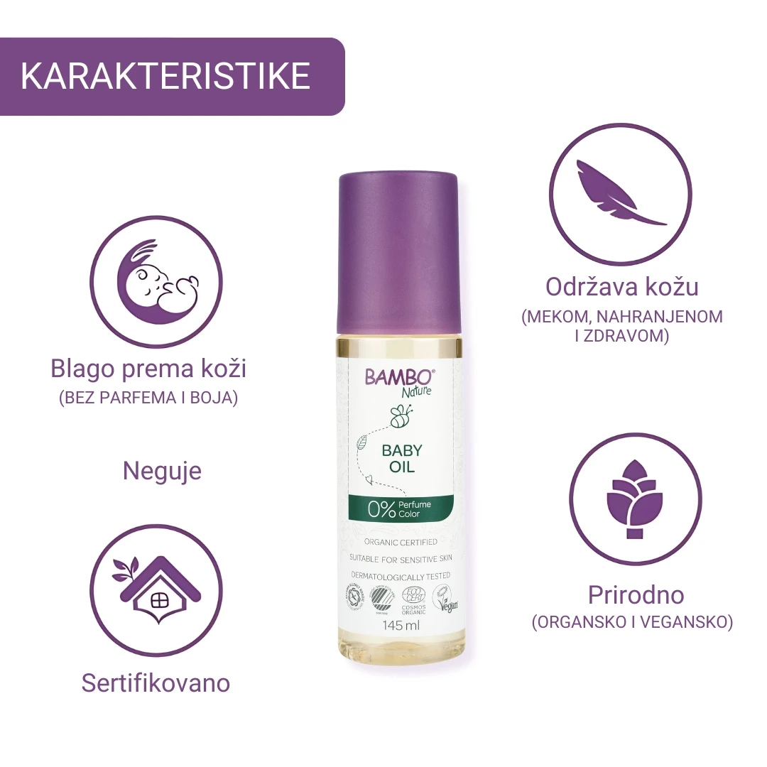 BAMBO® Nature Organsko Ulje Za Kupanje 145 mL