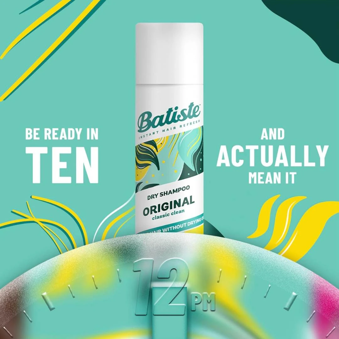 Batiste ORIGINAL Šampon za Suvo Pranje Kose 200 mL