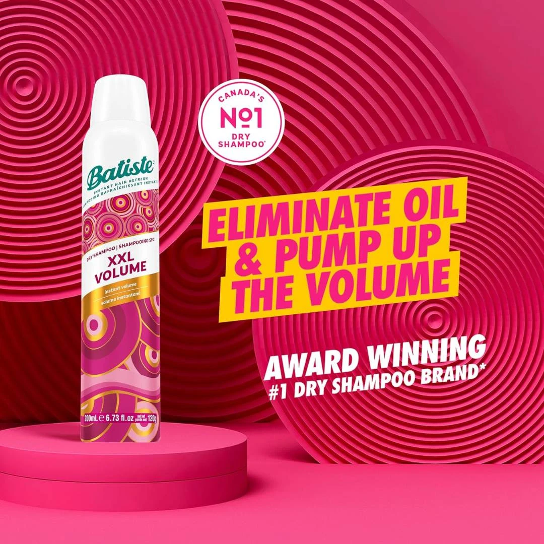 Batiste VOLUME XXL Šampon za Suvo Pranje Kose sa Voluminizatorom 200 mL