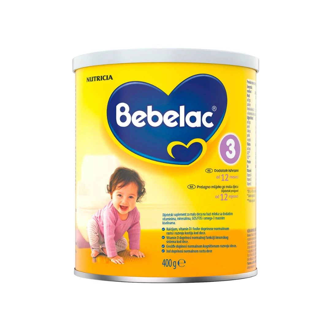 Bebelac® 3 Adaptirano Mleko za Bebe 400 g