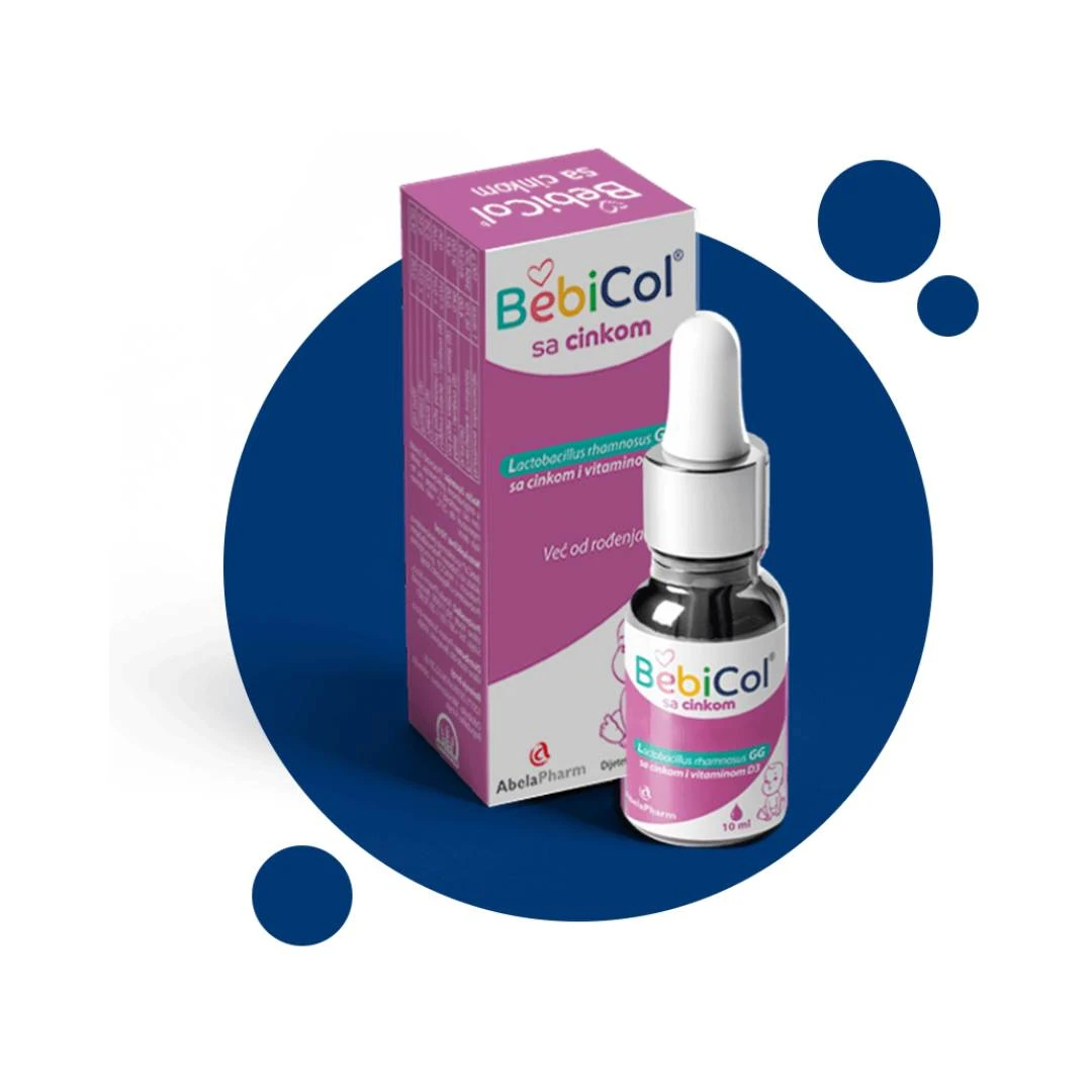 BebiCol® Probiotske Kapi sa Cinkom 10 mL