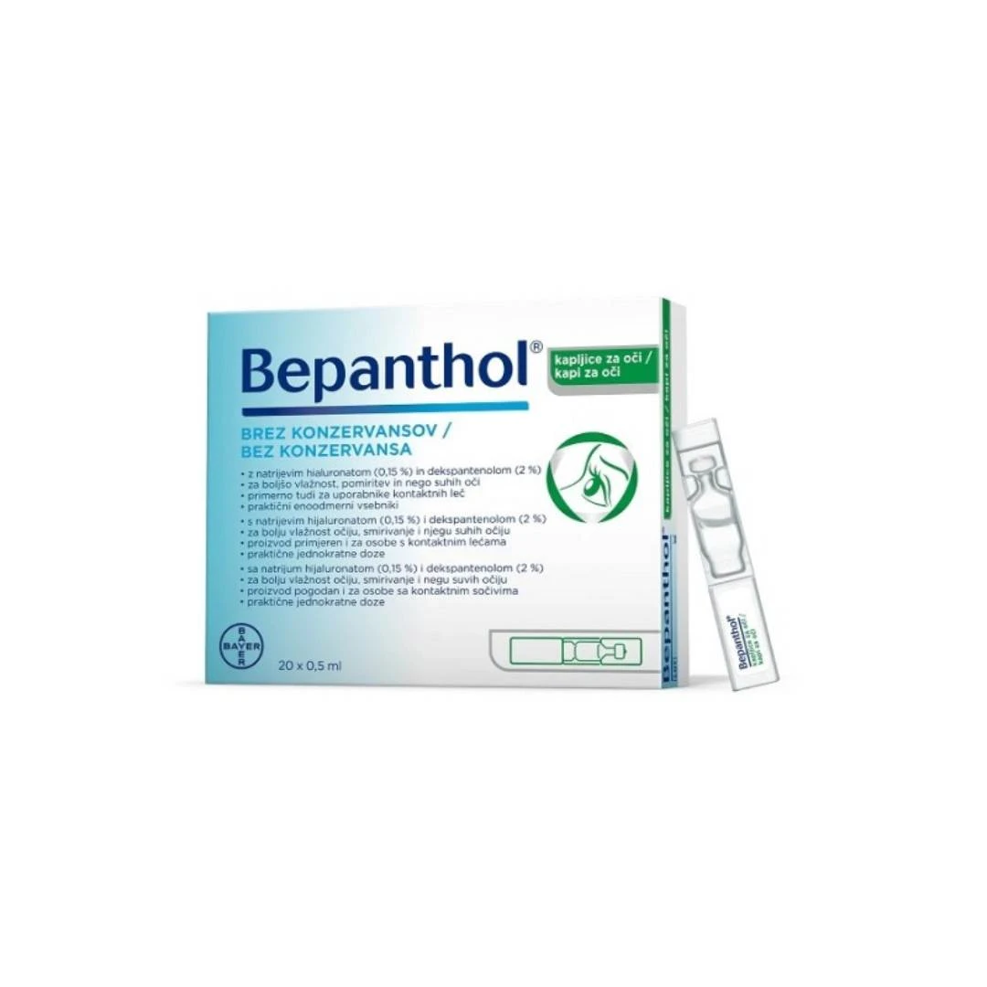 Bepanthol® Kapi za Oči  20 x 0.5 mL