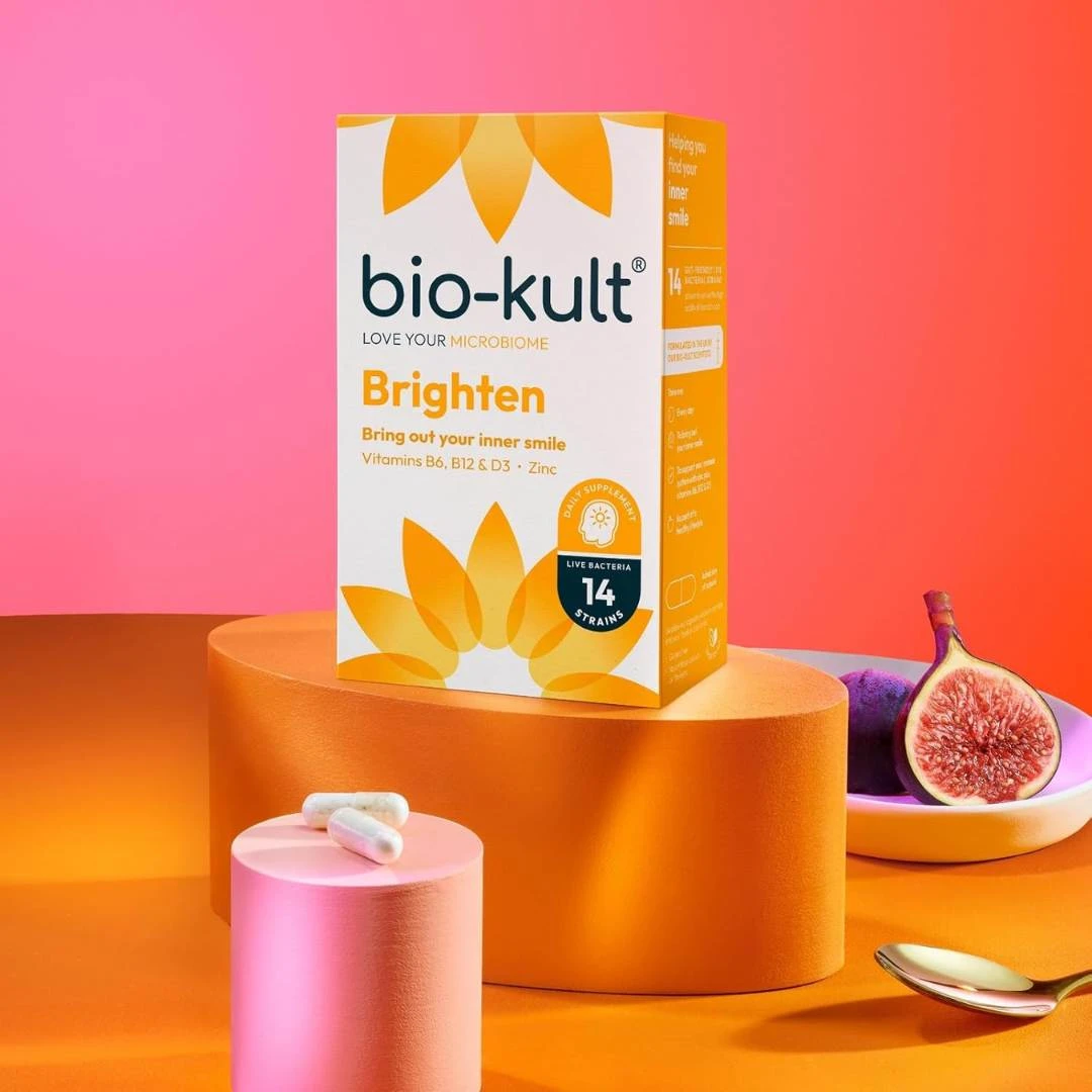 bio-kult® Brighten 60 Kapsula sa 14 Probiotskih Kultura i Vitaminima, Magnezijumom i Cinkom