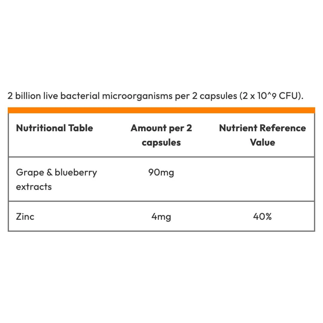 bio-kult® Mind 60 Kapsula sa 2 Miljarde Probiotskih Bakterija, Cinkom i Grejpom