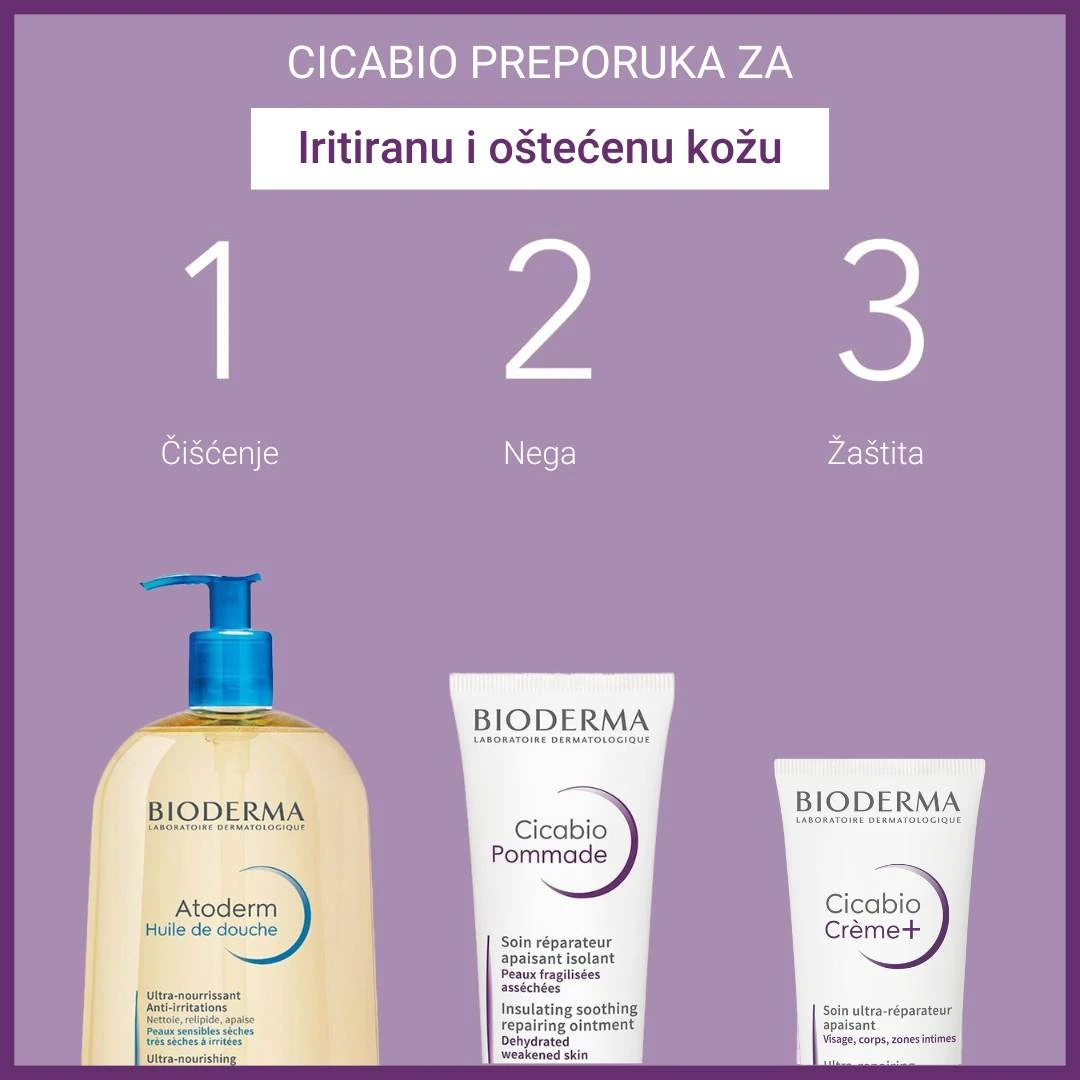 BIODERMA Cicabio Creme+ Umirujuća Regenerativna Nega 40 mL