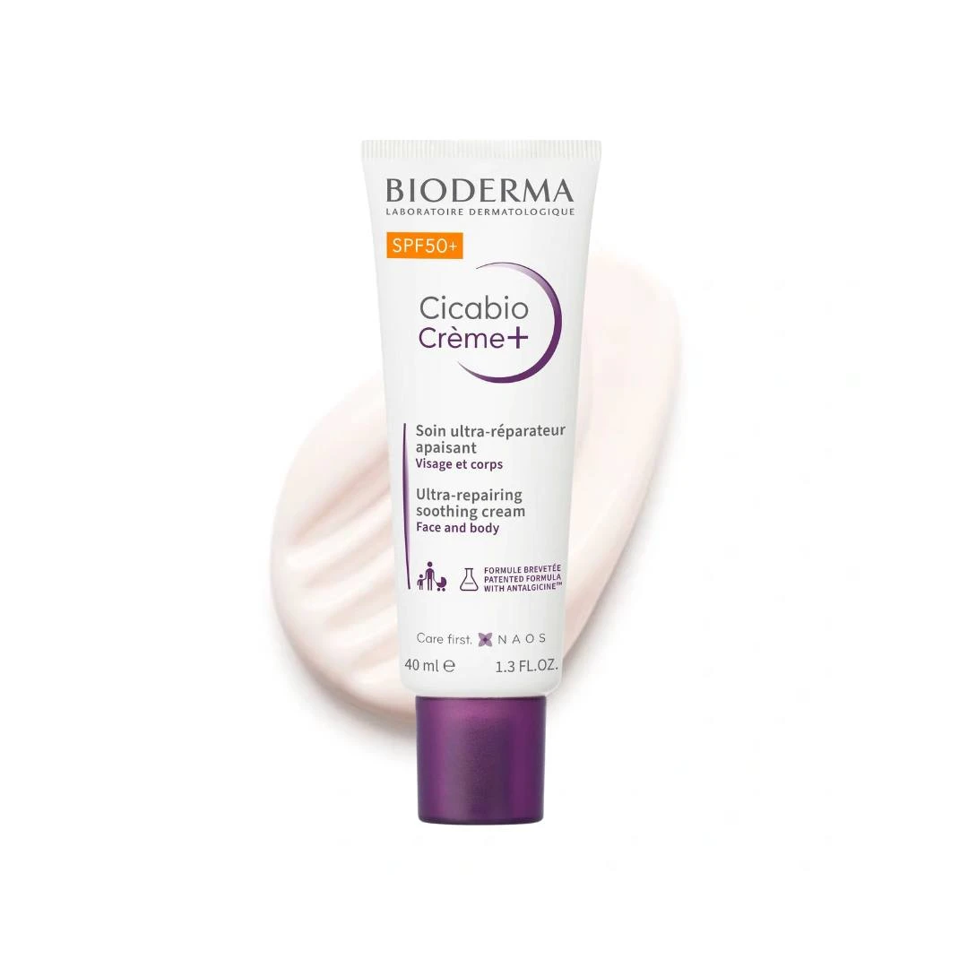 BIODERMA Cicabio Creme+ SPF50+ Umirujuća Regenerativna Nega 40 mL