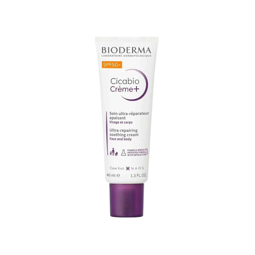 BIODERMA Cicabio Creme+ SPF50+ Umirujuća Regenerativna Nega 40 mL