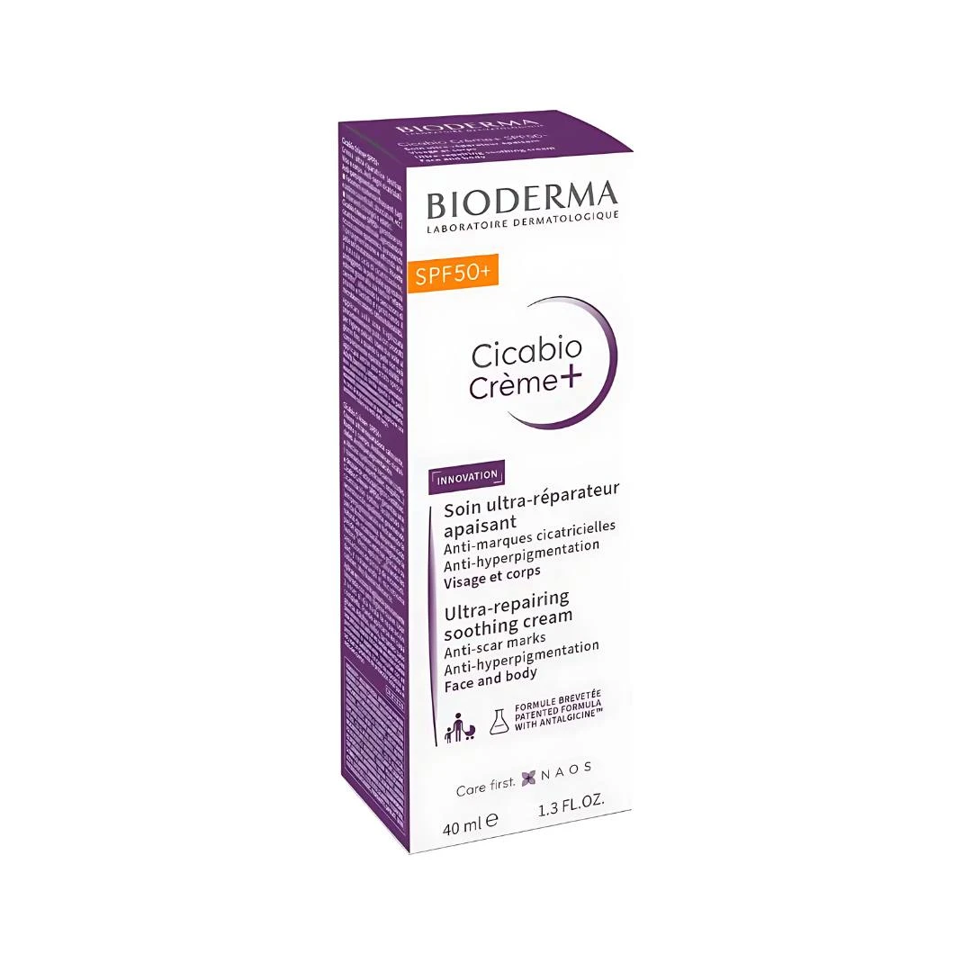 BIODERMA Cicabio Creme+ SPF50+ Umirujuća Regenerativna Nega 40 mL