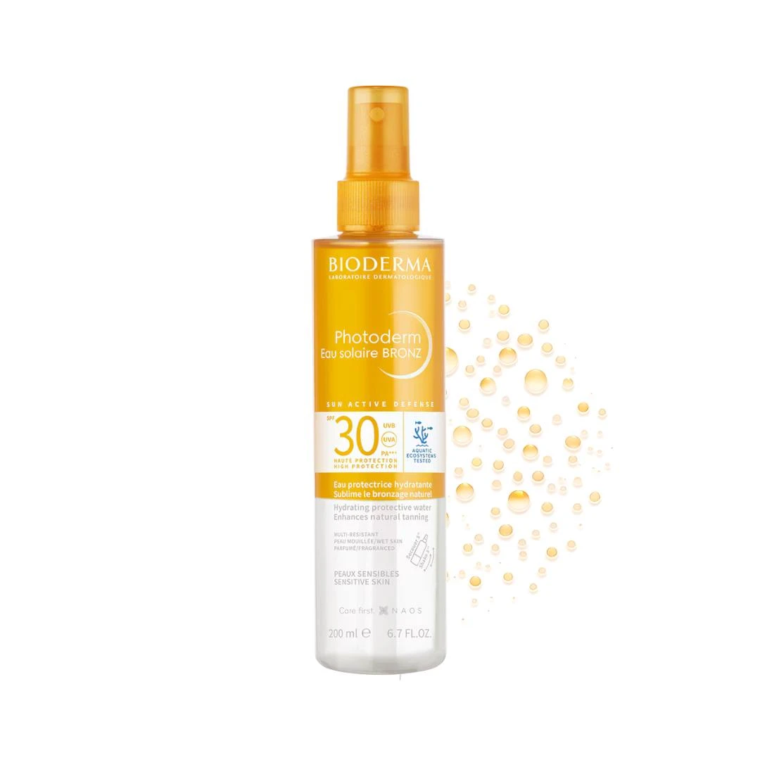 BIODERMA Photoderm Eau Solaire BRONZ SPF30 Hidratantna Zaštitna Voda 200 mL