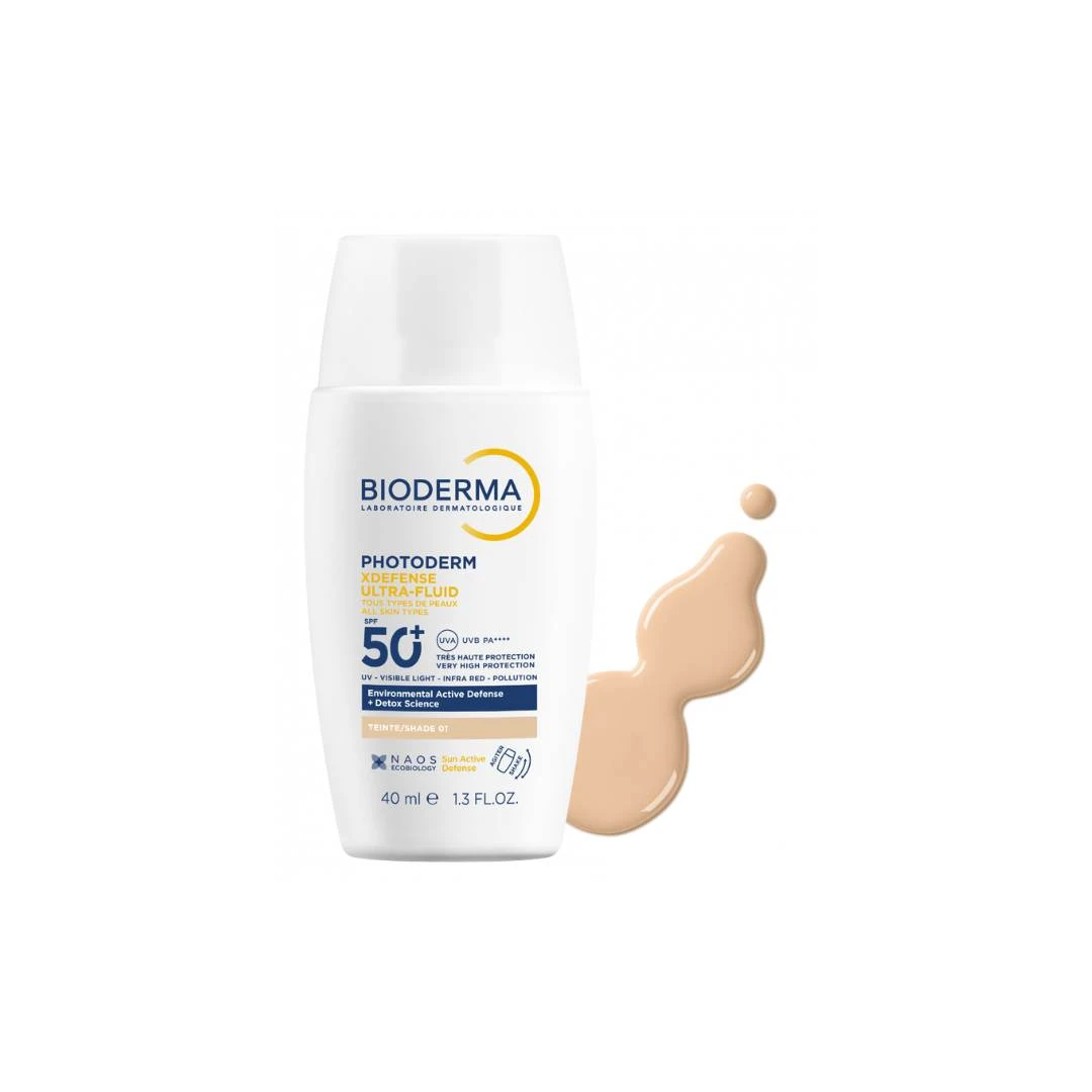 BIODERMA Photoderm XDEFENSE Ultra-Fluid SPF50+ Nijansa 01 40 mL; Detoks Zaštita od Sunca