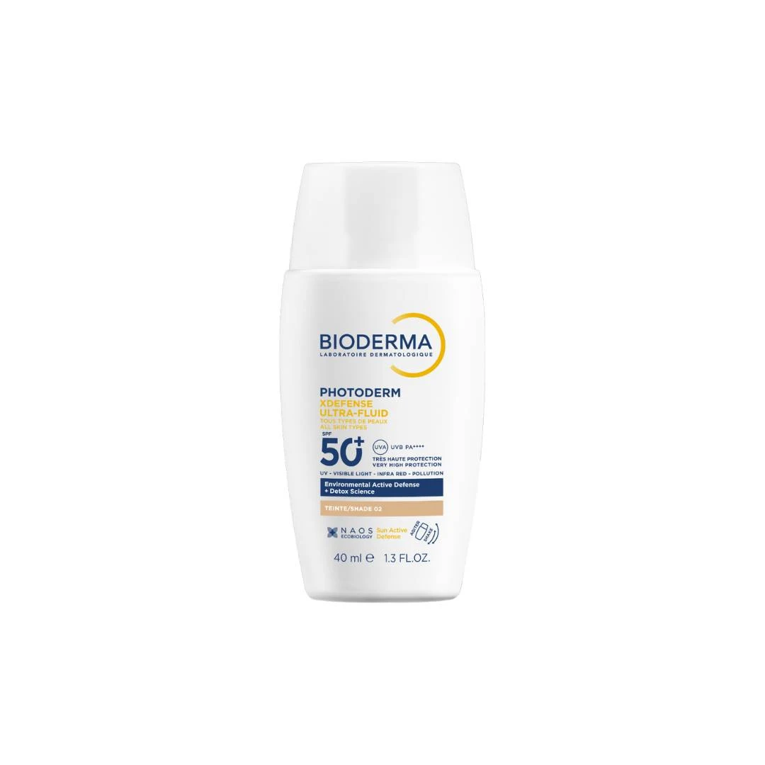 BIODERMA Photoderm XDEFENSE Ultra-Fluid SPF50+ Nijansa 02 40 mL; Detoks Zaštita od Sunca