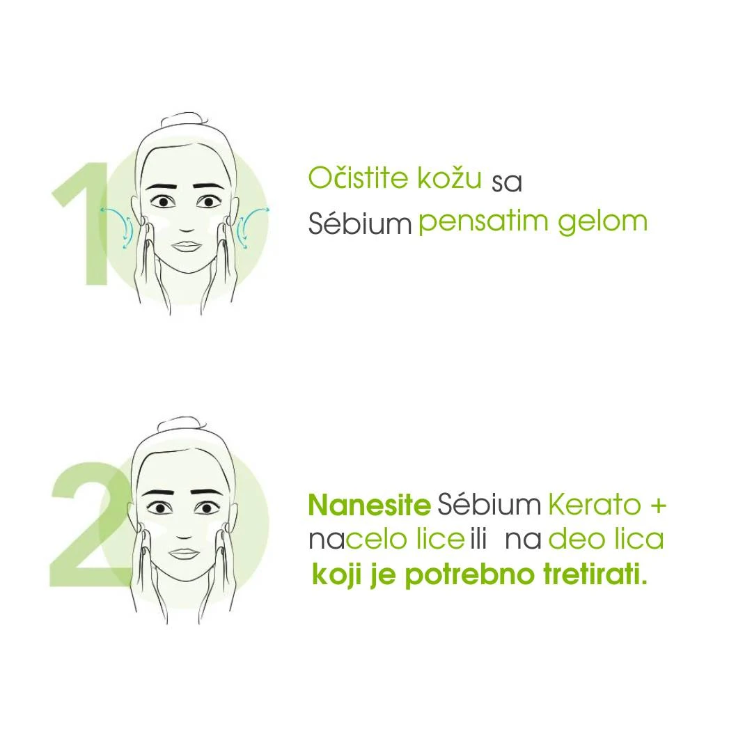 BIODERMA Sébium Kerato+ Gel-Krema za Problematičnu Kožu 30 mL