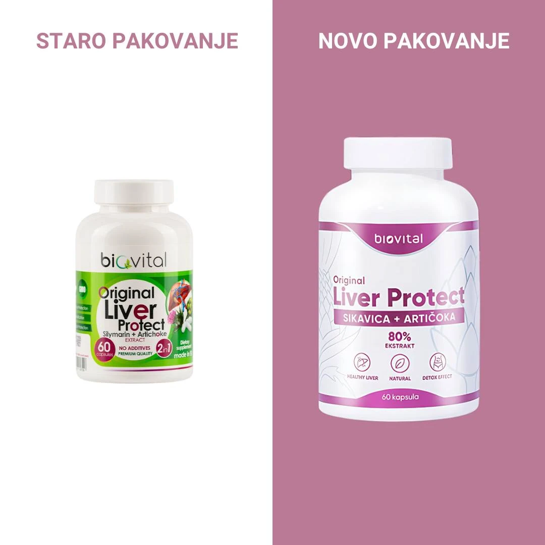 Biovital Liver Protect 60 Kapsula za Regeneraciju Jetre