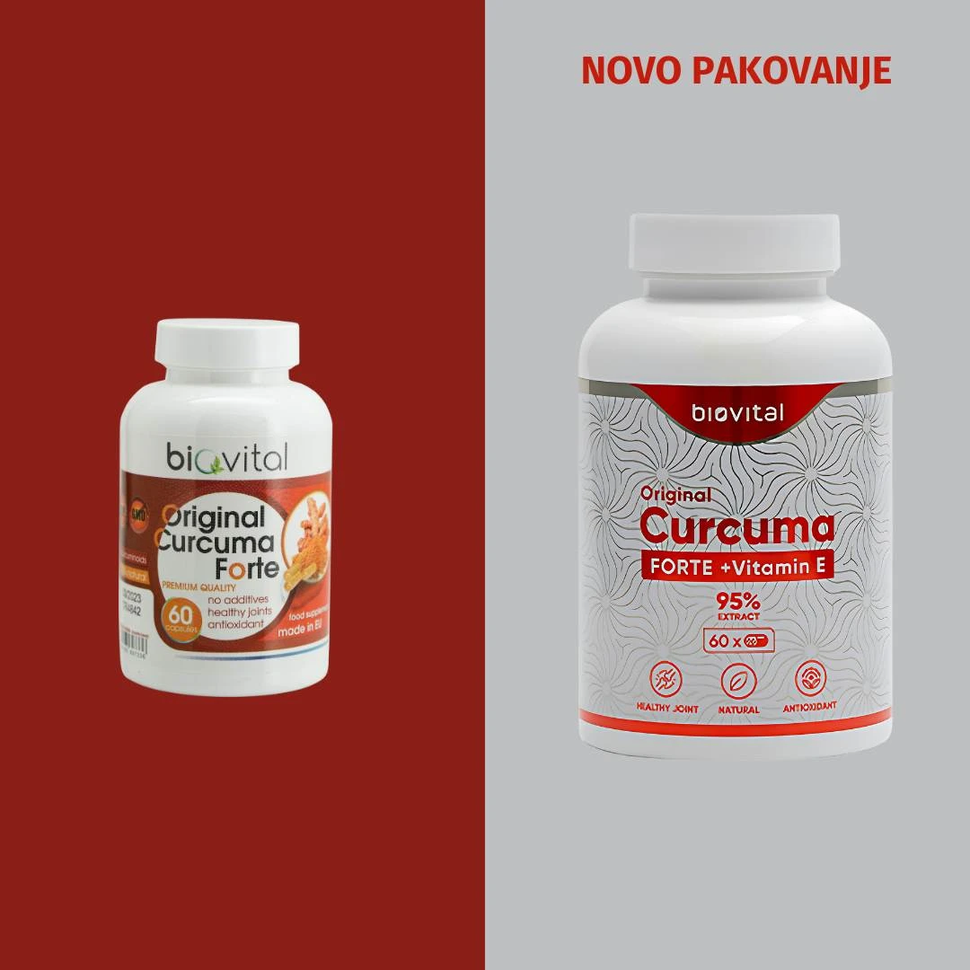 Biovital Orginal Curcuma Forte 60 Kapsula; Kurkuma