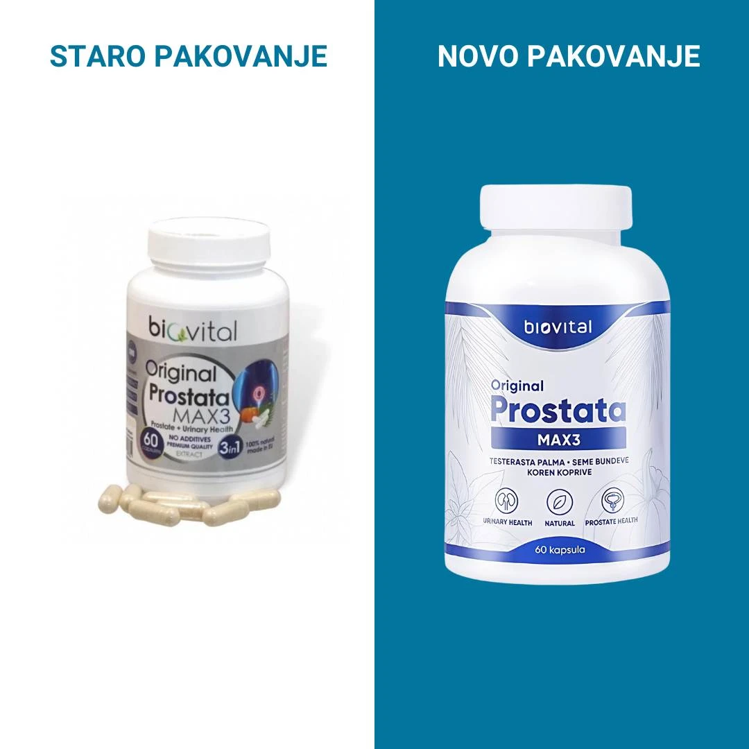 Biovital Orginal Prostata Max3 60 Kapsula