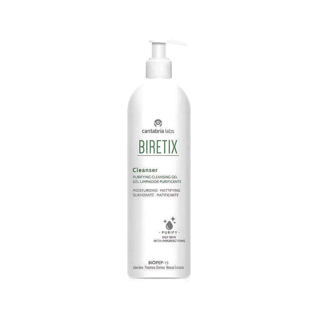 BIRETIX Cleanser Gel za Umivanje i Pranje Kože Sklone Aknama sa Antibakterijskim Delovanjem 400 mL