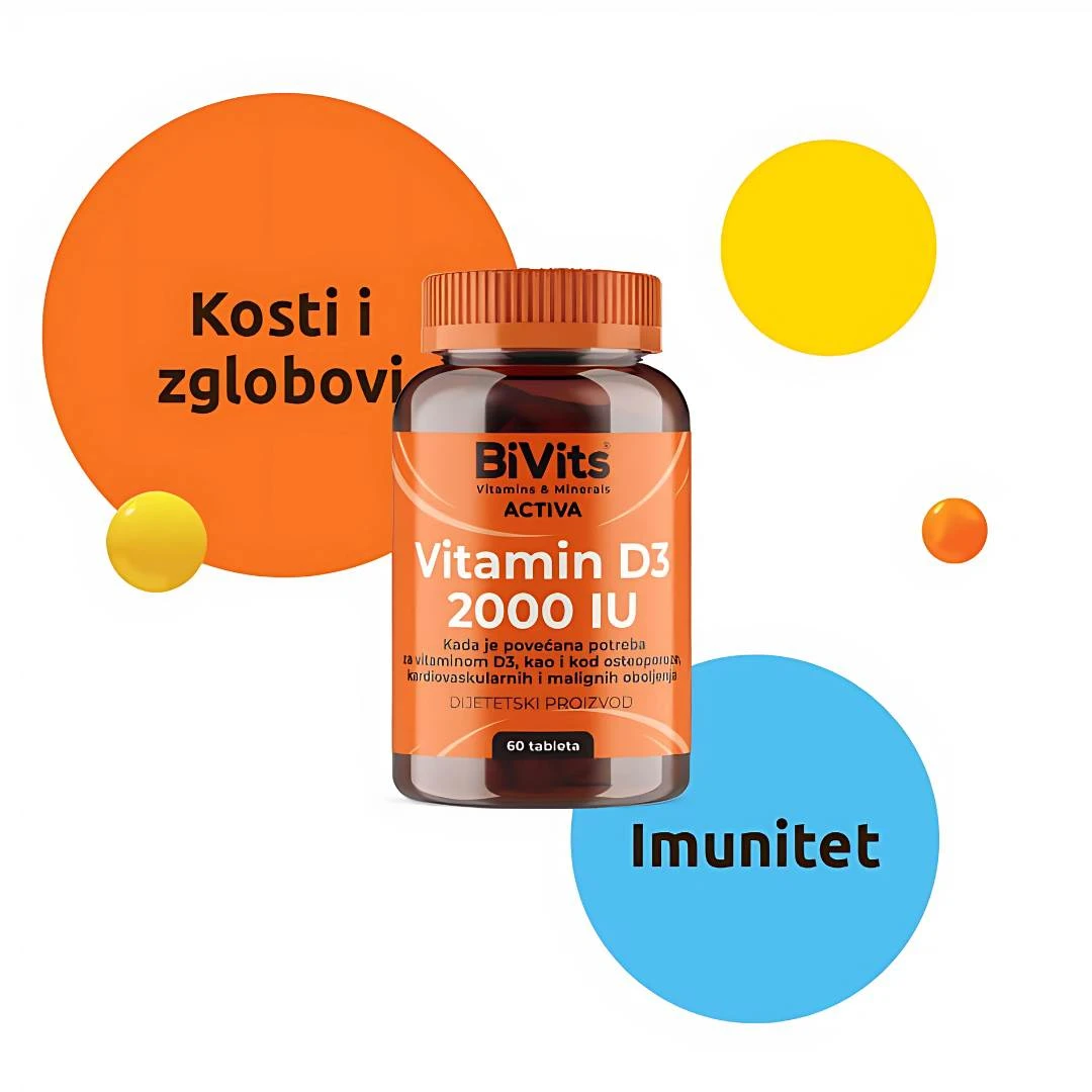 BiVits® Vitamin D3 2000 IU 60 Tableta