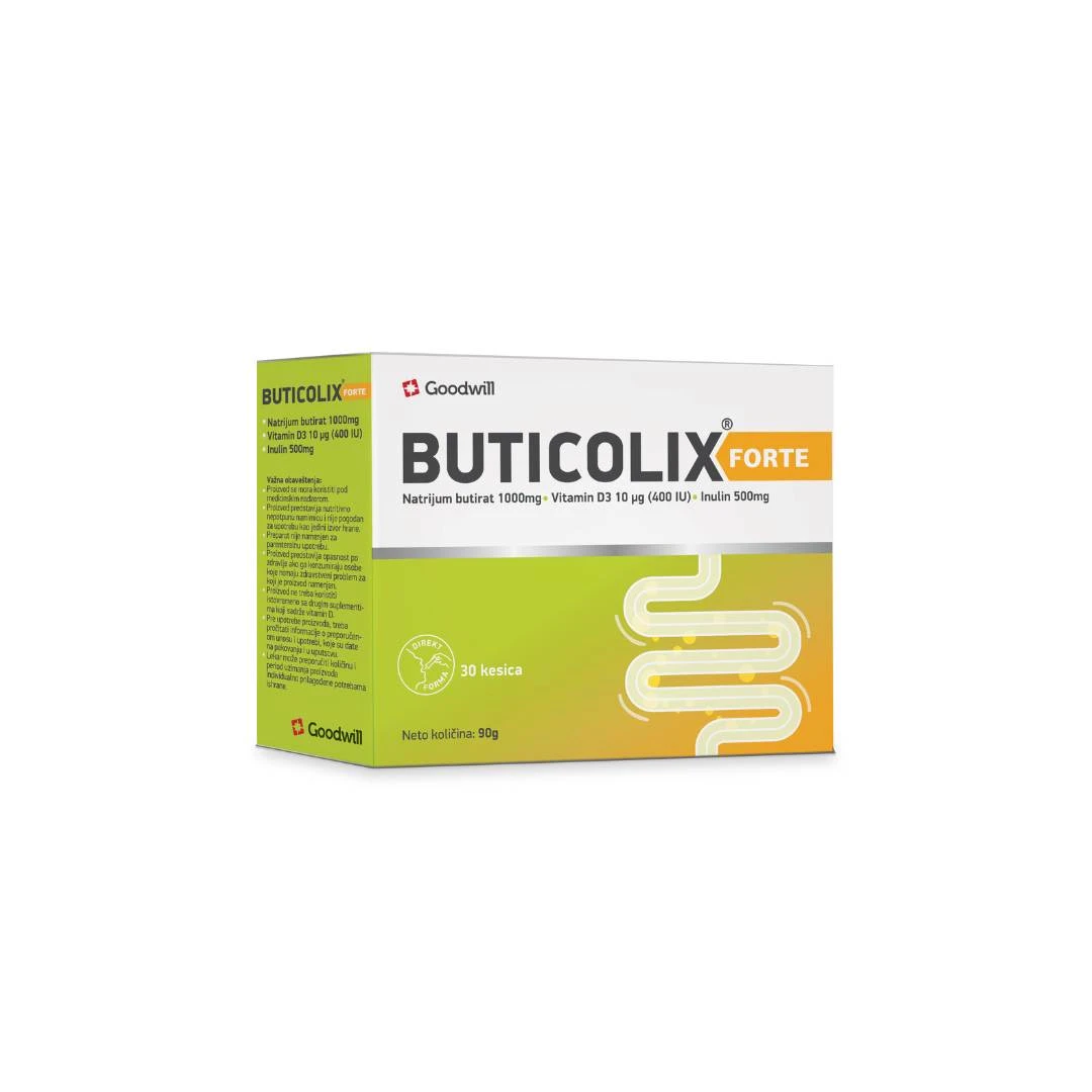 BUTICOLIX® FORTE Prašak 30 Kesica za Nervozna Creva i Dijareju