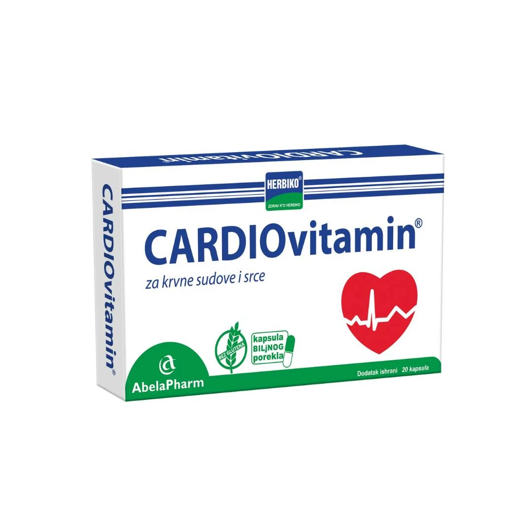 CARDIOvitamin® 20 Kapsula za Snižavanje Homocisteina