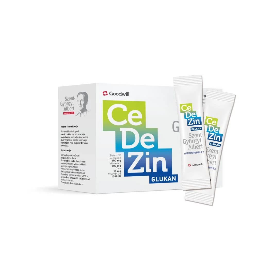 CeDeZin GLUKAN Direkt Beta Glukan, Vitamin C, Vitamin D i Cink 30 Kesica