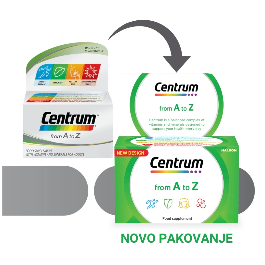 Centrum® A-Z Multivitamini za Odrasle Tablete 30