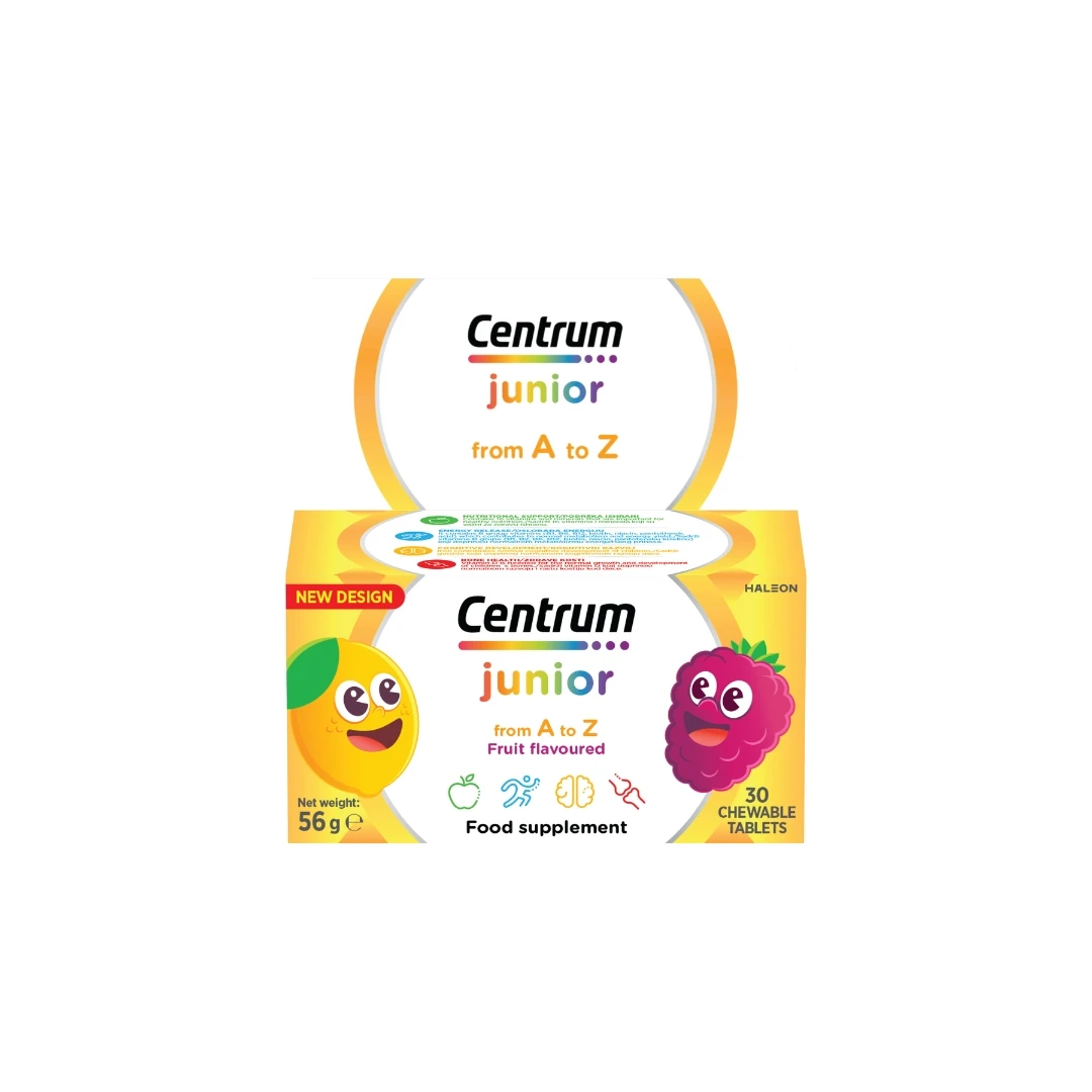 Centrum® JUNIOR za Decu Tablete sa Multivitaminima za Žvakanje 30