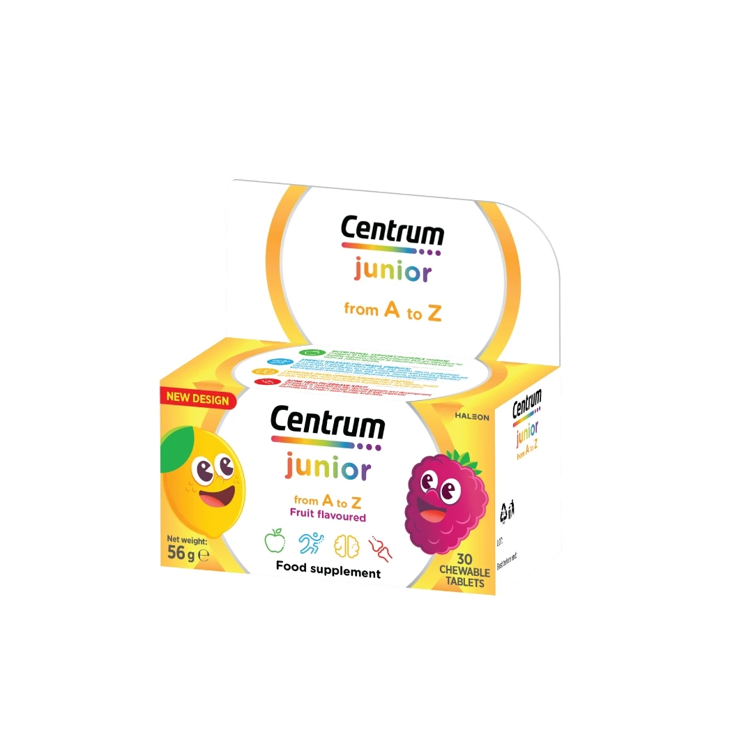 Centrum® JUNIOR za Decu Tablete sa Multivitaminima za Žvakanje 30