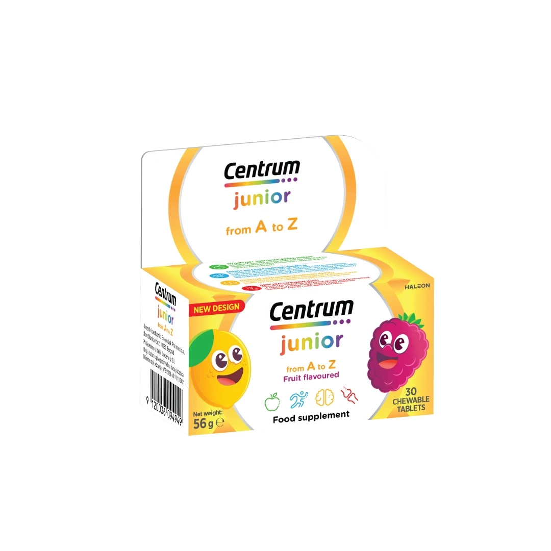 Centrum® JUNIOR za Decu Tablete sa Multivitaminima za Žvakanje 30