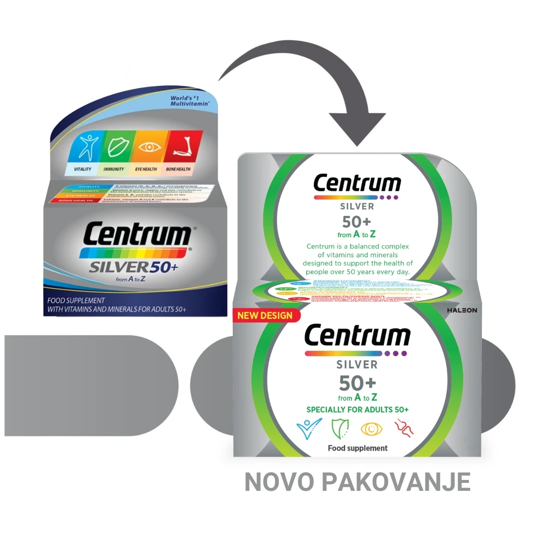 Centrum® SILVER 50+ Tablete 30