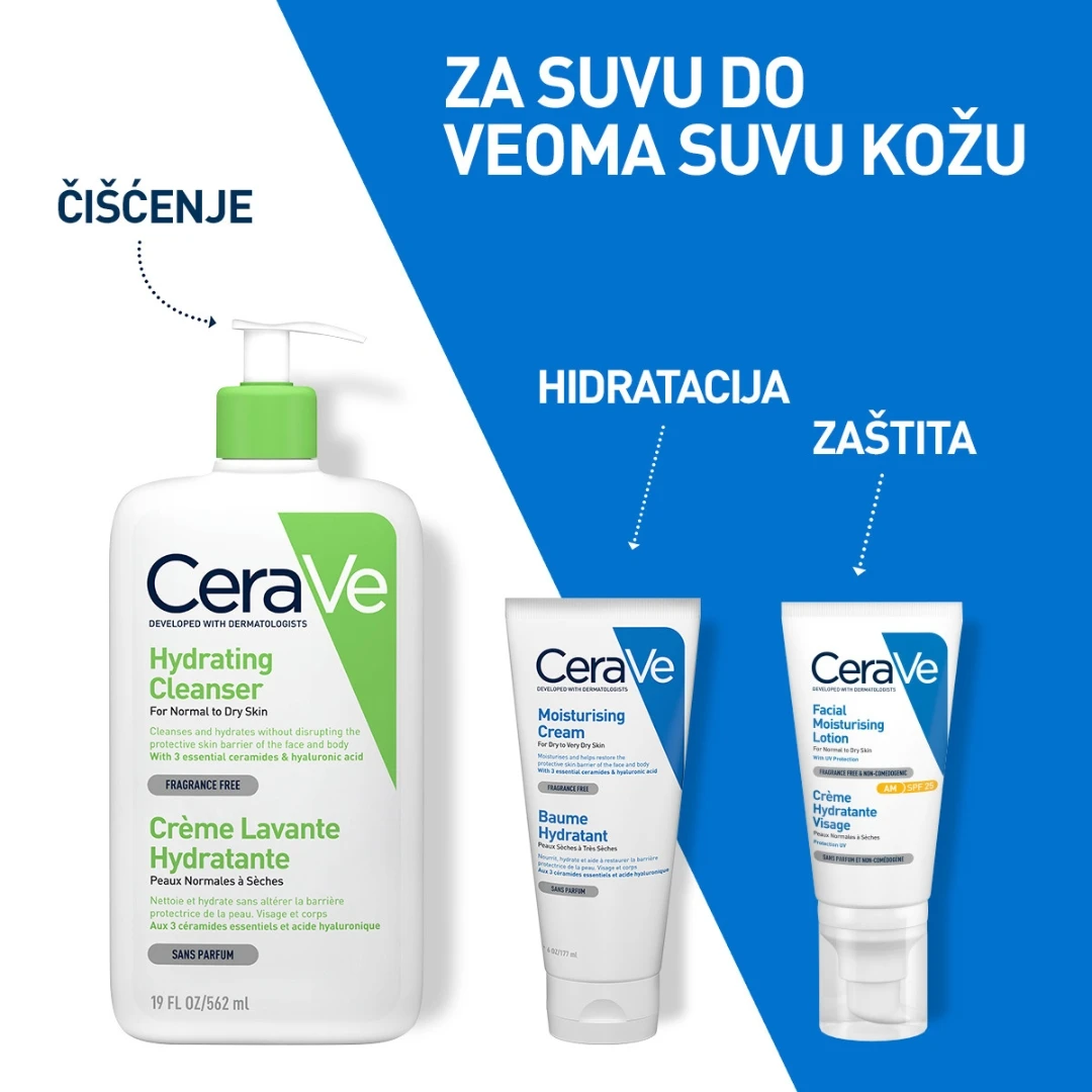 CeraVe® Hidratantna Krema za Lice i Telo 177 g