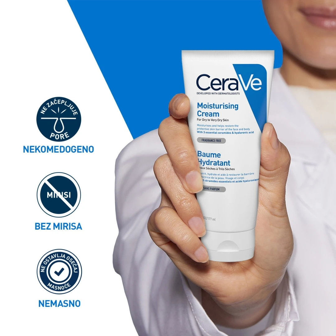 CeraVe® Hidratantna Krema za Lice i Telo 177 g