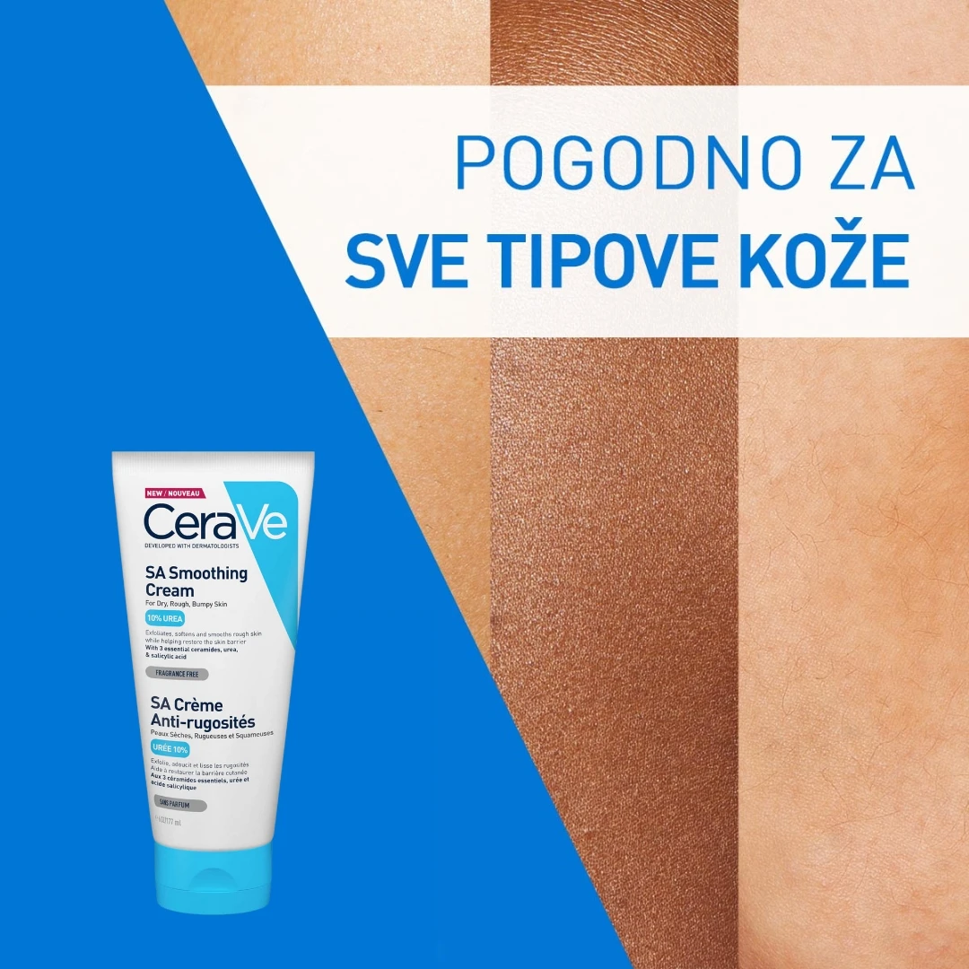 CeraVe® SA Smoothing Krema za Suvu i Grubu Kožu 177 mL